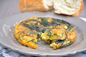 Omlette mit Mönchbart