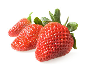 red strawberries