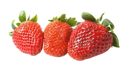 red strawberries