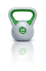 Kettlebell / Kugelhantel 12 kg mit Spiegelung