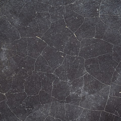 cracked black concrete wall /floor texture background