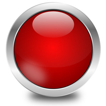 blank red button