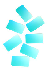 Business cards, isolated on white