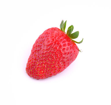 Single strawberry