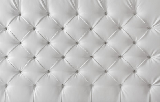 leather upholstery white sofa texture, pattern background