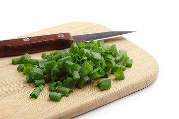 Chopped spring onions