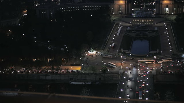 Панорамный вид парижа с высоты Эйфелевой башни