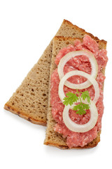 Brot mit Mett