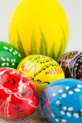 Handmade painted Easter eggs