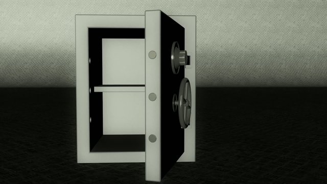 Caja fuerte abriendose