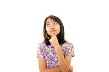 Fototapeta premium 微笑む女の子