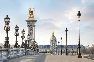 Parijs Fance Pont Alexandre III
