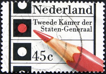 Dutch post stamp
