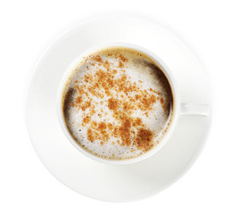 cappuccino with cinnamon