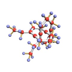 Molecule, 3D render.