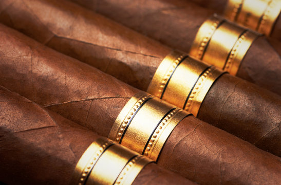 Close Up Of Cigars