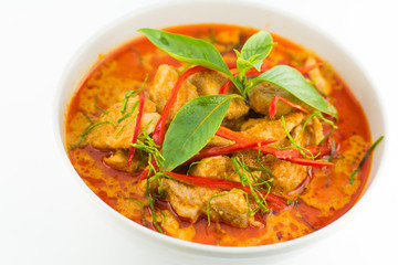 Thai Food Red Curry Panang
