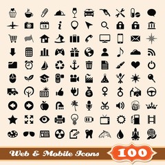Icons for web and mobile elements collection