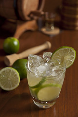 Brazilian Lime Caipirinha