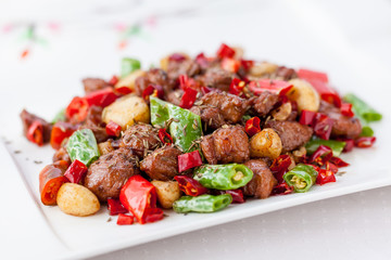 Minced pork