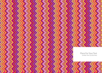 Papier Peint photo Lavable Zigzag motif en zigzag de vecteur