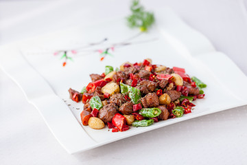 Minced pork