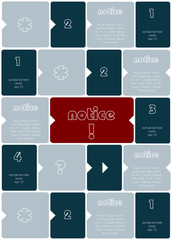 modern vector page layout design