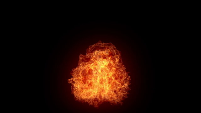 Explosion, super slowmotion