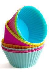 Colorful cupcake silicon molds