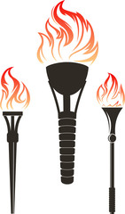 Set of torches