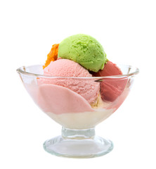 Colorful Ice Cream Scoops