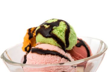 Colorful Ice Cream Scoops