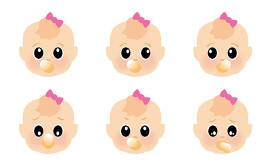 赤ちゃんの表情