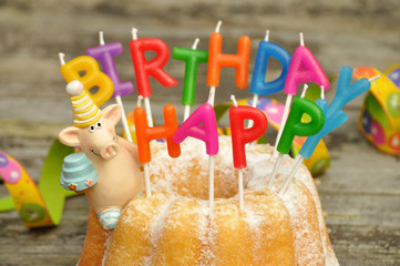 Naklejka premium Happy Birthday