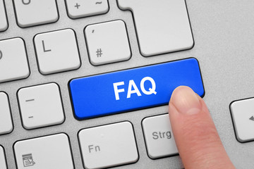 Tastatur mit FAQ