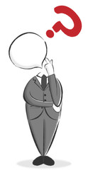 businessman　question