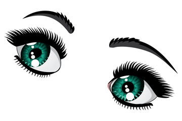 Emerald eyes