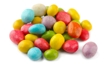 Sugar covered raisin and peanuts