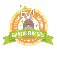 Oster-Button: Gratis für Sie