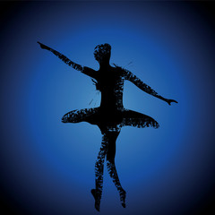 illustration of ballet dancer stock vector © designaart