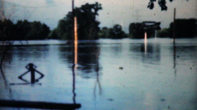 Flooded River In Dallas-1948 Vintage 8mm