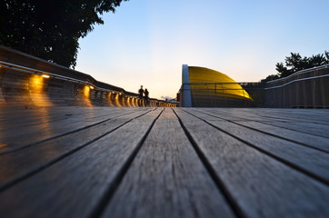 Obraz premium Wave Bridge, Mount Faber Park, Singapore