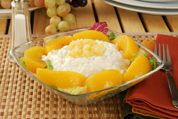 Pineapple cottage cheese salad