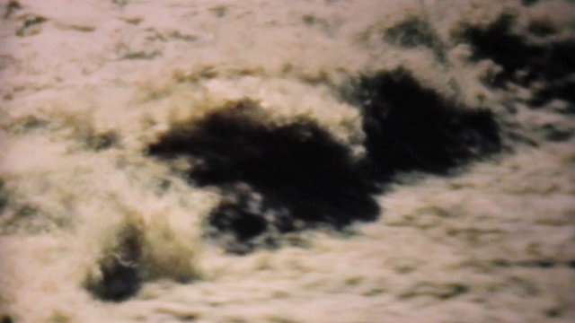 Swollen Flooded River In Dallas-1948 Vintage 8mm