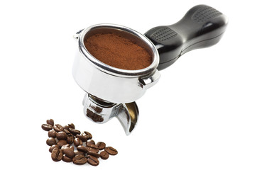 An espresso machine group head  for italian coffee