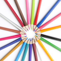 Fototapeta premium Pencil colors