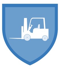 Monte-charges dans un blason