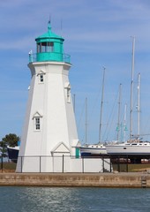 Lighthouse & Sailboats