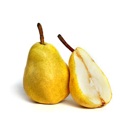 pear on white isolated