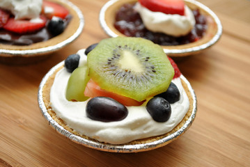Multiple Fruit Mini Pie Desserts